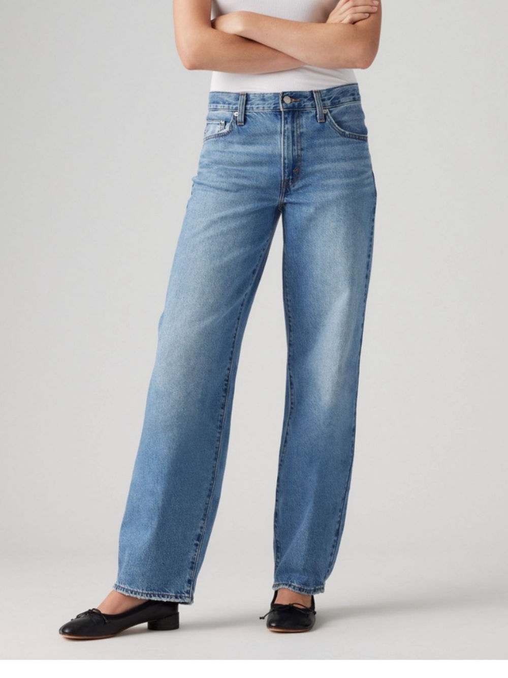 EUC worn 1x womens Levi’s W30L30 Baggy Dad Jeans